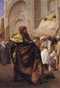 Jean - Leon Gerome The Carpet Merchant of Cairo oil
